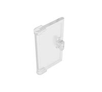 GDS-793 Porte 1x2x3 avec Poignée Verticale Nouvelle Forme pour Cadre Tabless 10pcs Compatible avec Lego 60614 Composants pour Grandes Marques de Briques (Color : Transparent 40)