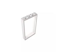 GDS-874 60596 Porte Cadre de Porte 1x4x6 Type 2 10 Pièces Compatible avec Lego Briques de Construction Couleur:Bianco 1