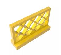 GDS-882 Clôture 1x4x2 50 Pièces Compatible avec Lego 3185 Pièces DIY et MOC pour de Briques Couleur:Giallo 24