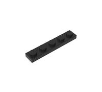 GDS-90026 Plaque de Base 1X5 50 Pièces Compatible avec Lego 78329 Composants MOC en Gros Classique Couleur:Nero 26
