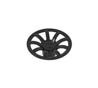 GDS-90066 Roue 24mm 9 Loggia de Roue 4 Pièces Compatible avec Lego 62701 Composants MOC en Gros Classique Couleur Nero