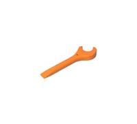 GDS-90068 Accessoires Clé à Molette 10 Pièces Compatible avec Lego 4006 Composants MOC en Gros Classique Couleur Arancione