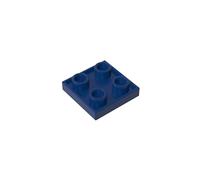 GDS-90248 Plaque Double Face 2x2 50 Pièces Compatible avec Lego Briques de Construction MOC Couleur:Blu Scuro 140