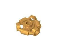 GDS-90299 Fixation d'Arme Tripartite 10 Pièces Compatible avec Lego 20612 1941 65445 Briques de Construction MOC Couleur Oro Perlato