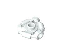 GDS-90299 Fixation d'Arme Tripartite 10 Pièces Compatible avec Lego 20612 1941 65445 Briques de Construction MOC Couleur Bianco Latte