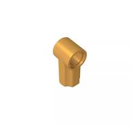GDS-916 Technic Axe et Connecteur de Broche Coudé #1 50 Pièces Compatible avec Lego 32013 Pièces DIY et Composants MOC pour Grandes Marques de Brique (Color : Pearl Gold 297)