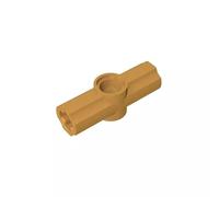 GDS-917 Technic Axe et Connecteur de Broche Coudé #2-180° 50 Pièces Compatible avec Lego 32034 Pièces DIY et Composants MOC pour Grandes Marques de Brique (Color : Pearl Gold 297)