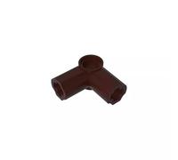 GDS-921 Connexion Axe-Boulon Connecteur d'Axe et d'Épingle Technique Anglé #6-90° 32014 4509886 4107767 50 Pièces Compatible avec Lego Classique Couleur:Marrone Scuro 308