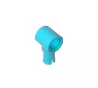 GDS-925 Connexion Axe-Boulon Noyau de Connecteur d'Épingle Technique avec 1 Épingle à Crêtes de Friction Longitudinales 15100 65487 50 Pièces Compatible avec Lego Couleur:Azzurro Medio 322