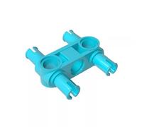 GDS-962 Accessoires Arme Manche de Sabre Laser avec Anneau en Bas 64567 50 Pièces Compatible avec Lego Composants MOC en Gros Classique Couleur:Azzurro Medio 322