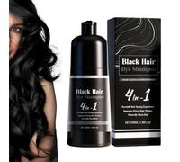 GDS Black Hair Dye Shampoo, Korea 3 in 1 Polar Hair Shampoo for Men and Women, Après-Shampooing Transformateur de Couleur Capillaire,pour Adultes Famille Amis Grand-mère Grand-père Maman