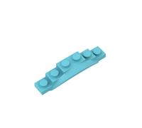 GDS-M099 Éléments de Transport Garde-Boue 1x6 4 Pièces Compatible avec Lego 62361 Composants MOC en Gros Classique Couleur:Azzurro Medio 322