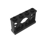 GDS-M154 Ornements Balustrade Décorative Clôture 1x4x2 50 Pièces Compatible avec Lego 19121 Composants MOC en Gros Classique Couleur:Nero 26