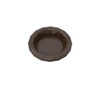 GDS-M200 3×3 Assiette Ronde/Plat, Compatible avec Lego 6256, 20 pièces, Jouet de Blocs de Construction MOC, Couleur:Marrone Scuro 308