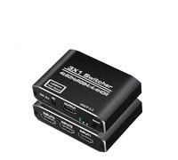 gdsDEs Mini commutateur 4K 60 3 Ports 2.0 4K, répartiteur 1080P HDR, 3 entrées 1 Sortie, hub de Ports for DVD, HDTV, PS4(ZY-HS13A)