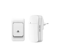 gdsDEs Sonnette d'extérieur sans Fil, Kit de Carillon de Maison étanche, télécommande à 300M, Sonnette de Porte de Bienvenue, appels, 38 sonneries