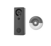 gdsDEs Sonnette vidéo Filaire WiFi for Maison Intelligente, Sonnette HD 1080P avec caméra de sécurité, Conversation bidirectionnelle(Doorbell x Chime)