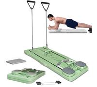 GDSHGS Roue Abdominale Plank Trainer avec Rebond Automatique, Multifonctionnelle Abdominale Planche Roulette Abdominaux Fitness Push Up Board équipement d'exercice à Domicile(Vert)