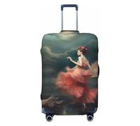 GDSHJKLW A Night Of Miracles And Magic Housse de protection pour valise de voyage lavable élastique anti-rayures pour valises de 45,7 à 81,3 cm, Noir , M