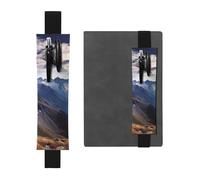 GDSHJKLW Alps Panorama Porte-stylo avec bande élastique amovible en cuir synthétique pour journaux, carnets, planificateurs