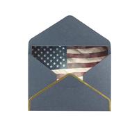 GDSHJKLW Carte de vœux avec drapeau américain pour la fête des anciens combattants avec enveloppes noires, 10,2 x 15,2 cm, carte vierge pour toutes les occasions
