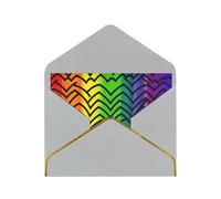 GDSHJKLW Carte de vœux Gay Pride avec enveloppes gris clair, 10,2 x 15,2 cm, cartes « Thinking of You », carte vierge pour toutes les occasions