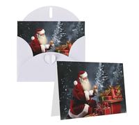 GDSHJKLW Carte de vœux vierge avec enveloppes 10,2 x 15,2 cm - Cadeau de Noël - Cartes de remerciement - Cartes toutes occasions - Blanc - Pour Noël, vacances, anniversaire, remise de diplôme