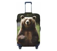 GDSHJKLW Hi Bear Housse de protection pour valise de voyage lavable élastique anti-rayures pour valise de 45,7 à 81,3 cm, Noir , S