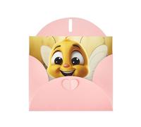 GDSHJKLW Honey Bee Carte de vœux vierge avec enveloppes 10,2 x 15,2 cm, cartes de remerciement, cartes de notes, cartes toutes occasions, cartes pour Noël, vacances, anniversaire, remise de diplôme