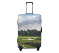 GDSHJKLW Housse de protection pour bagage de golf - Lavable - Élastique - Anti-rayures - Convient aux valises de 45,7 à 81,3 cm - Noir - S, Noir , S