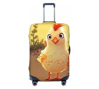 GDSHJKLW Housse de protection pour valise de voyage, housse de protection lavable et élastique pour valise de 45,7 à 81,3 cm, noir, L, Noir , L