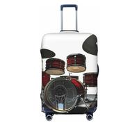 GDSHJKLW Housse de protection pour valise de voyage, lavable, élastique, anti-rayures, convient aux valises de 45,7 à 81,3 cm, Noir , S