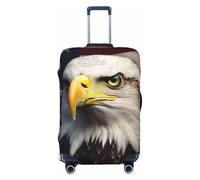 GDSHJKLW Housse de protection pour valises de voyage American Eagle - Lavable - Élastique - Anti-rayures - Convient aux valises de 45,7 à 81,3 cm, Noir , XL