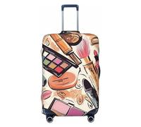 GDSHJKLW Housse de protection pour valises de voyage sur le thème cosmétique et maquillage - Lavable et élastique - Convient aux valises de 45,7 à 81,3 cm, Noir , XL