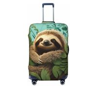GDSHJKLW Hug Tree Housse de protection pour valise de voyage élastique lavable anti-rayures pour valise de 45,7 à 81,3 cm, Noir , M