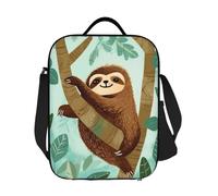 GDSHJKLW Hug Tree Sac à déjeuner isotherme réutilisable pour homme et femme avec bandoulière réglable pour bureau, travail, voyage, pique-nique, camping