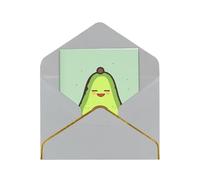 GDSHJKLW Jolie carte de vœux d'avocat de yoga avec enveloppes gris clair 10,2 x 15,2 cm « Thinking of You » et « Happy Birthday » pour invitations de mariage vierges pour toutes les occasions