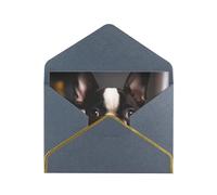 GDSHJKLW Jolie carte de vœux terrier de Boston avec enveloppes noires, 10,2 x 15,2 cm, cartes « Thinking of You », carte vierge pour toutes les occasions