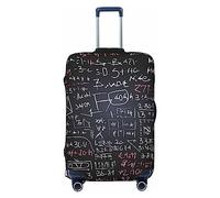 GDSHJKLW Math Formula Housse de protection pour valise de voyage lavable élastique anti-rayures pour valise de 45,7 à 81,3 cm, Noir , XL