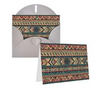 GDSHJKLW Native American1 Carte de vœux vierge avec enveloppes 10,2 x 15,2 cm, cartes de remerciement, cartes de notes, cartes de notes, cartes de toutes occasions, cartes grises pour Noël, vacances