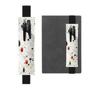 GDSHJKLW Porte-stylo avec bande élastique en cuir synthétique amovible pour journaux, carnets, planificateurs