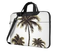 GDSHJKLW Sac à bandoulière pour ordinateur portable de 13 pouces pour homme et femme, sac à bandoulière étanche avec poignée en forme de palmier