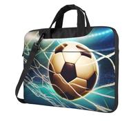 GDSHJKLW Sac à bandoulière pour ordinateur portable - Étanche - Avec poignée et sangle - Pour homme et femme, Noir/blanc, 14 inch