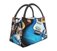 GDSHJKLW Sac à déjeuner isotherme pour homme et femme, grande boîte à déjeuner étanche, réutilisable, sac isotherme pour guitare électrique magique, transport de nourriture pour le travail, les