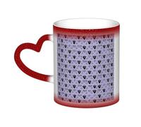 GDSHJKLW Tasses à café en céramique de 325 ml - Changement de couleur - Tasse à café fantaisie personnalisée - Tasse à thé - Manoir hanté - Tasse à café cool pour homme et femme - Cadeau amusant