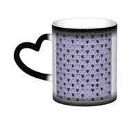 GDSHJKLW Tasses à café en céramique de 325 ml - Changement de couleur - Tasse à café fantaisie personnalisée - Tasse à thé - Manoir hanté - Tasse à café cool pour homme et femme - Cadeau amusant