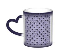 GDSHJKLW Tasses à café en céramique de 325 ml - Changement de couleur - Tasse à café fantaisie personnalisée - Tasse à thé - Manoir hanté - Tasse à café cool pour homme et femme - Cadeau amusant