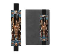 GDSHJKLW Trousse à crayons avec bande élastique amovible en cuir synthétique - Motif éléphant - Pour journaux, cahiers, planificateurs