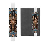 GDSHJKLW Trousse à crayons avec bande élastique amovible en cuir synthétique - Motif éléphant - Pour journaux, cahiers, planificateurs
