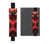 GDSHJKLW Trousse à crayons avec bande élastique en cuir synthétique amovible pour journaux, carnets, planificateurs